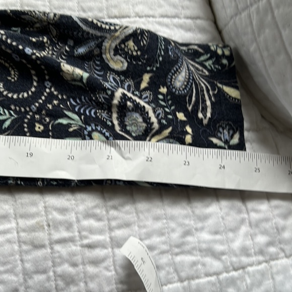 J. Jill Paisley Blue Tunic Top.    Size Medium - Picture 8 of 12